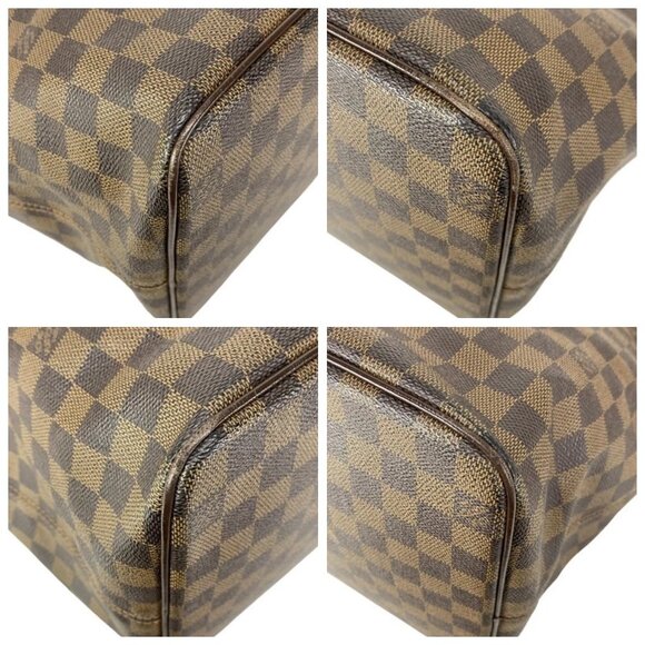 LOUIS VUITTON Saleya GM Ebene Damier - Unclear Handbag Damier Canvas 877-042525 - Picture 6 of 14